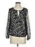 Vince Camuto 100% Polyester Black Long Sleeve Blouse Size S - photo 1