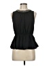 Papaya 100% Polyester Black Sleeveless Blouse Size M - photo 1