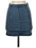 Free People Solid Blue Denim Skirt Size 0 - photo 1