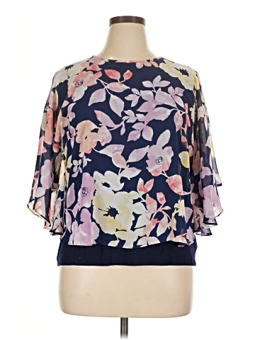 Faith and Joy 3/4 Sleeve Blouse (view 1)