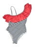 Calzedonia Stripes Red One Piece Swimsuit Size 6-12 mo (estimated) - photo 1
