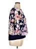 Faith and Joy 100% Polyester Floral Purple 3/4 Sleeve Blouse Size XL - photo 4