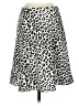 Express Outlet Animal Print Ivory Casual Skirt Size 2 - photo 1