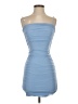 Garage Solid Blue Cocktail Dress Size XS - photo 1