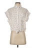 Rails Polka Dots Ivory Short Sleeve Blouse Size S - photo 1