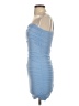 Garage Solid Blue Cocktail Dress Size XS - photo 5