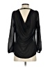 Céline by Champion 100% Polyester Black Long Sleeve Blouse Size S - photo 2