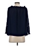 MICHAEL Michael Kors Blue 3/4 Sleeve Blouse Size S - photo 2