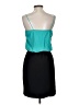 En Focus Studio Color Block Teal Cocktail Dress Size 4 - photo 2