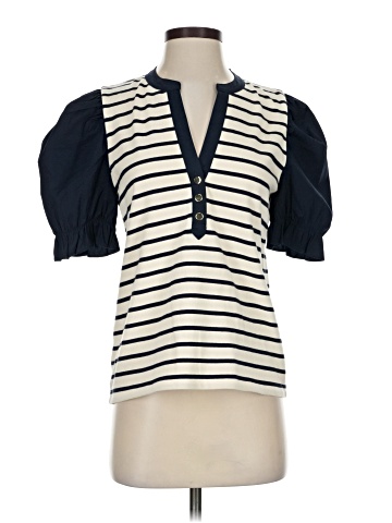 Veronica Beard Jeans Short Sleeve Blouse (view 1)