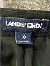 Lands' End 100% Polyester Solid Black Formal Skirt Size 10 - photo 4