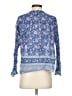 J.Crew 100% Cotton Blue Long Sleeve Blouse Size 2 - photo 2