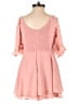 Lulus 100% Polyester Solid Pink Romper Size XS - photo 2