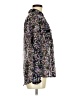 Express Outlet 100% Polyester Floral Black Long Sleeve Blouse Size M - photo 4