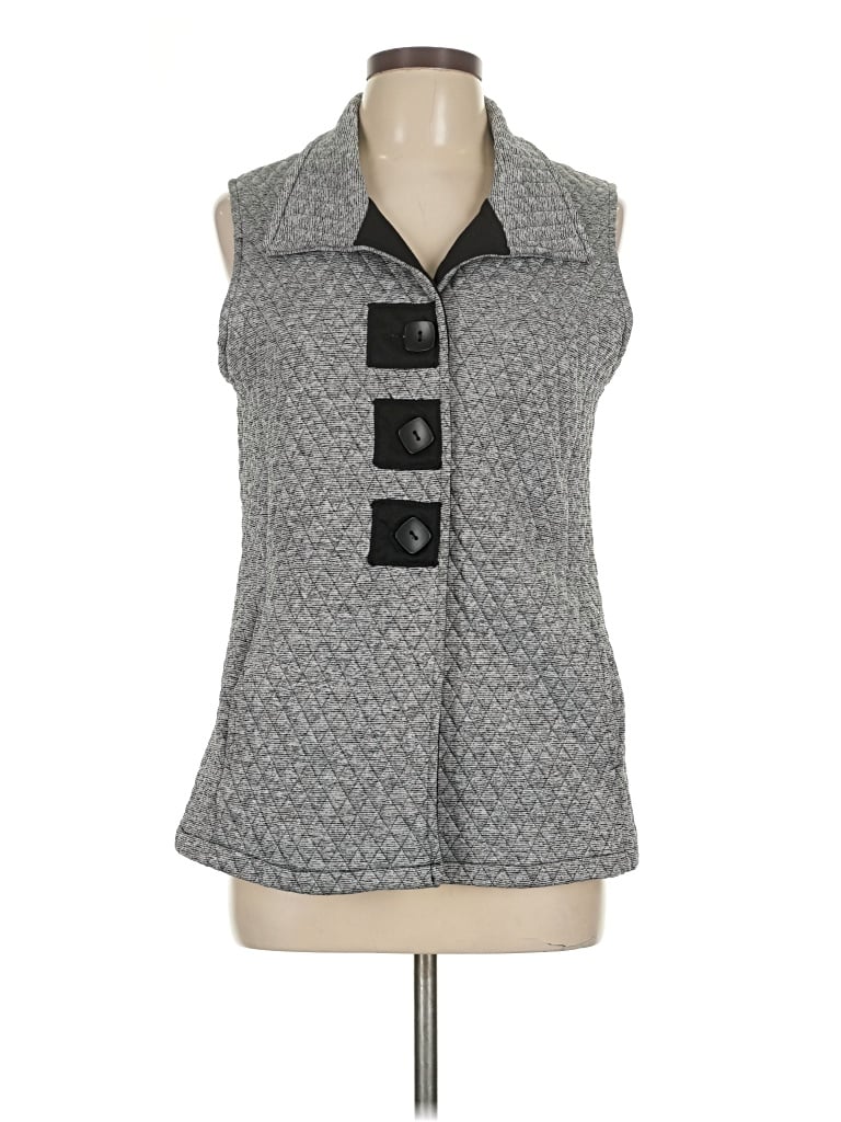 Pre-owned Creation Sweater Vest In Gray