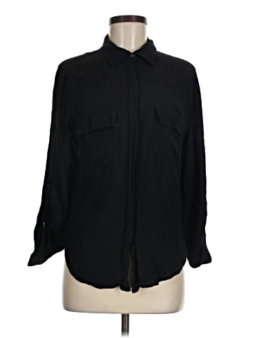 Porridge 3/4 Sleeve Button-Down Shirt (view 1)