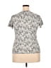 Apostrophe Floral Silver Short Sleeve T-Shirt Size 18 - photo 2