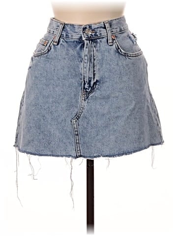 MNG Denim Skirt (view 1)