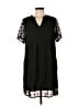 MIHOLL 100% Polyester Black Casual Dress Size M - photo 1