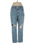 Madewell Hearts Blue Jeans Size 29 waist (petite) - photo 1