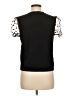 Shein Black Short Sleeve Top Size 6 - photo 2