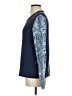 Equipment 100% Silk Blue Long Sleeve Silk Top Size XS - photo 5