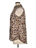 Lane Bryant 100% Polyester Animal Print Brown Sleeveless Blouse Size 14 - photo 5
