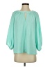 Vince Camuto Teal 3/4 Sleeve Blouse Size S - photo 1