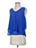 E&M Collection Blue Sleeveless Blouse Size S - photo 1