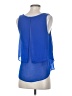 E&M Collection Blue Sleeveless Blouse Size S - photo 2
