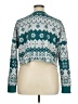 colsie Print Teal Pullover Sweater Size XL - photo 2