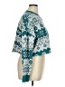 colsie Print Teal Pullover Sweater Size XL - photo 4