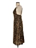 LPA 100% Polyester Animal Print Brown Cocktail Dress Size XXS - photo 5