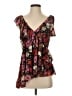 Cinq à Sept 100% Polyester Black Short Sleeve Blouse Size S - photo 1