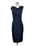 Bordeaux Solid Blue Cocktail Dress Size S - photo 1
