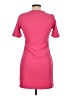 Elodie Solid Pink Casual Dress Size L - photo 2