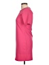 Elodie Solid Pink Casual Dress Size L - photo 5