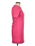 Elodie Solid Pink Casual Dress Size L - photo 4