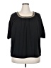 Beverly Drive Black Short Sleeve Blouse Size 2X - photo 1