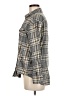 Old Navy 100% Cotton Plaid Gray Long Sleeve Button-Down Shirt Size M - photo 5