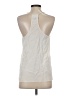 Tibi 100% Silk Ivory Sleeveless Silk Top Size 4 - photo 2