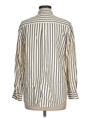 Lauren by Ralph Lauren Long Sleeve Silk Top (view 2)