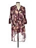 Torrid 100% Polyester Paisley Burgundy Casual Dress Size Lg Plus (0) - photo 1