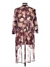 Torrid 100% Polyester Paisley Burgundy Casual Dress Size Lg Plus (0) - photo 2