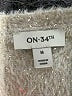 On 34th Metallic Silver Cardigan Size M - photo 7