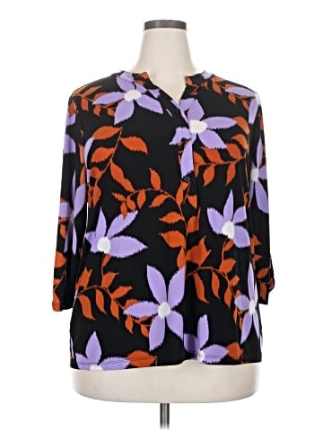 Carolyn Taylor 3/4 Sleeve Blouse (view 1)
