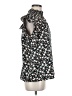 ee:some 100% Polyester Floral Black Sleeveless Blouse Size M - photo 4