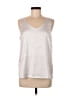 Ekouaer Silver Sleeveless Blouse Size M - photo 1