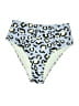 Unbranded Animal Print Blue Purple Swimsuit Bottoms Size M - photo 1