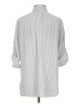 Max Studio Stripes Silver 3/4 Sleeve Blouse Size XS - photo 2